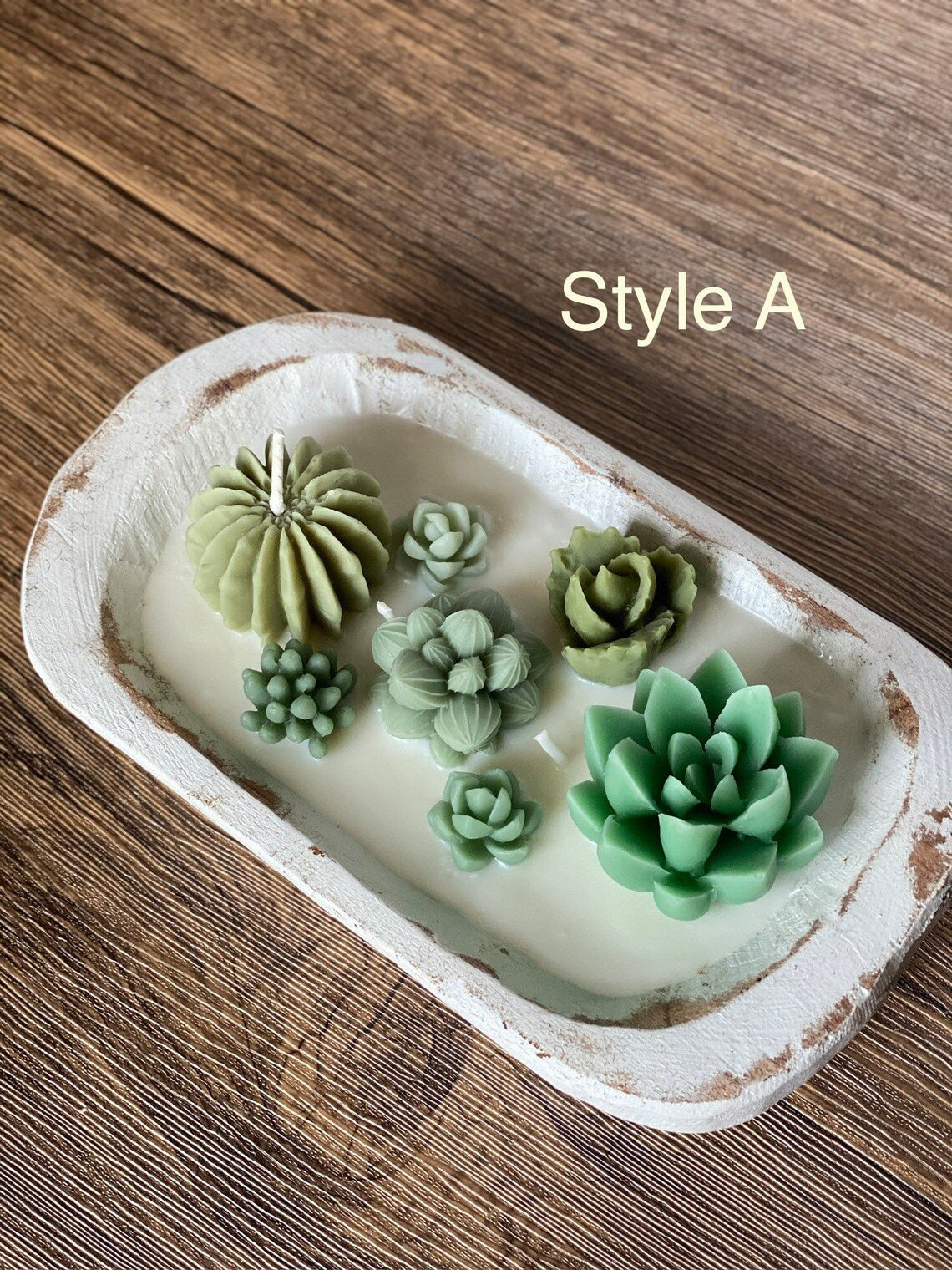 Cactus Garden Soy Candle Bowl — additional product view