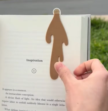 Coffee Cup Resin Bookmark — additional product view