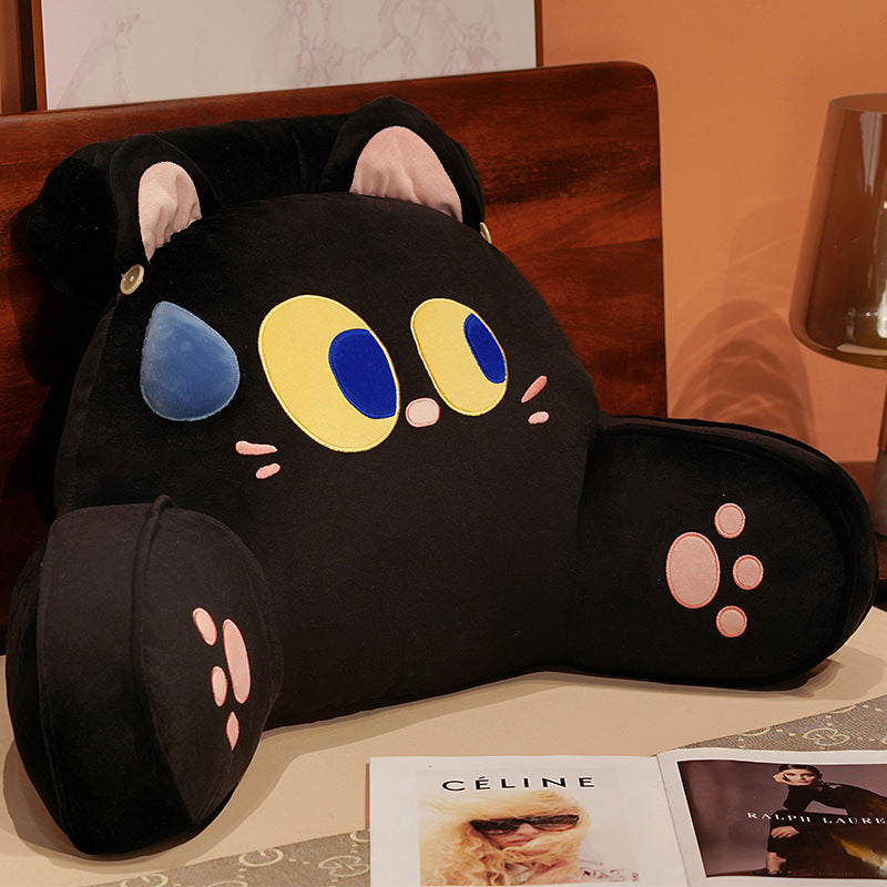 Plush Backrest Pillow with Removable Cover — additional product view