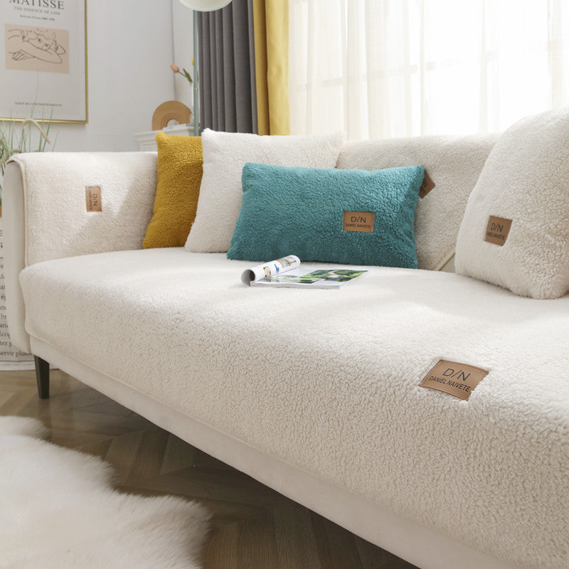 Cosy Plush Sofa Protector — additional product view