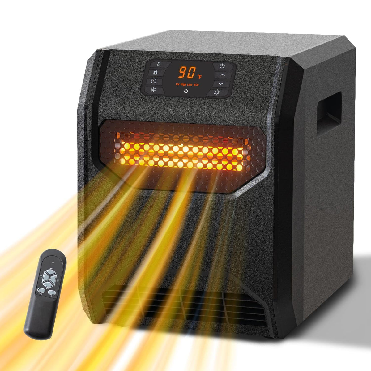 1500W Infrared Space Heater with Remote