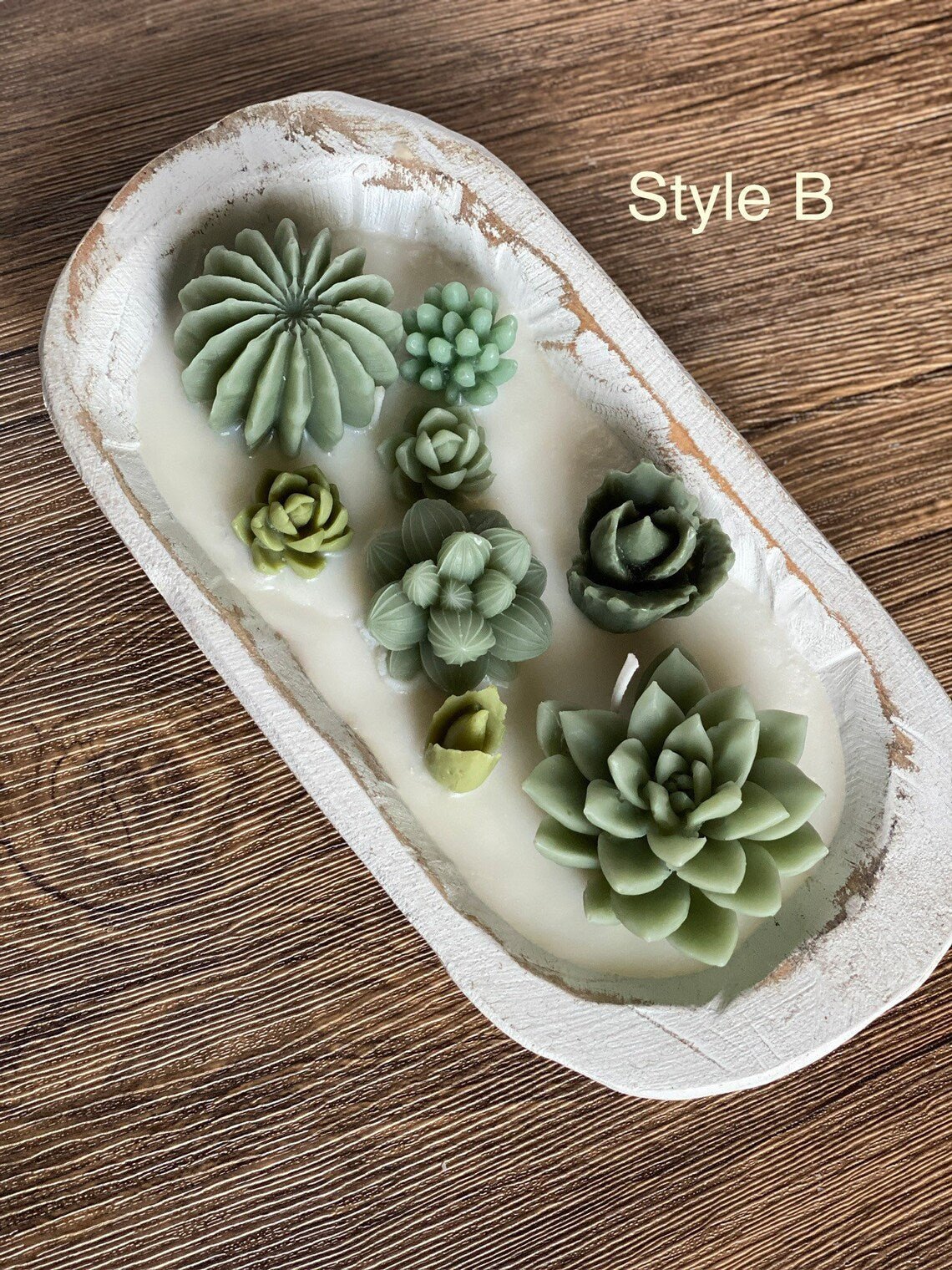 Cactus Garden Soy Candle Bowl — additional product view