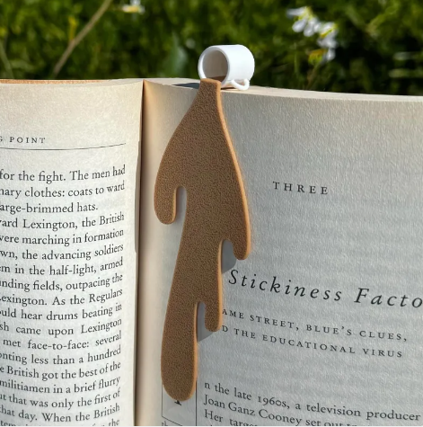 Coffee Cup Resin Bookmark — additional product view