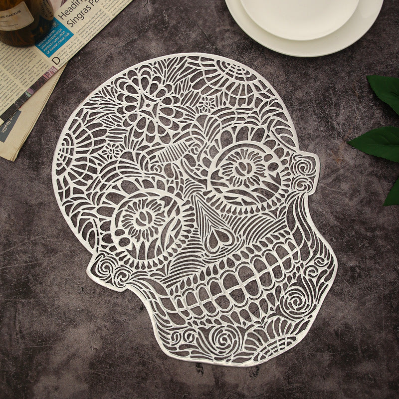 Skull Cutout PVC Placemat — 31 × 38 cm — additional product view